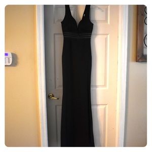 Black evening gown